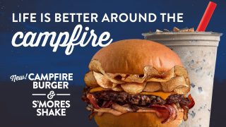 Campfire Burger & S'mores Shake