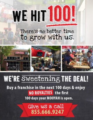100 Days Royalty-Free on New Franchise Agreements
