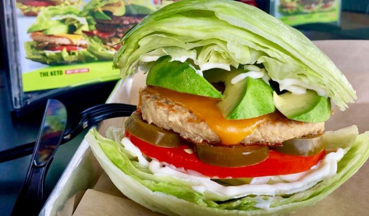 MOOYAH Iceburger Keto Lifestyle Burger