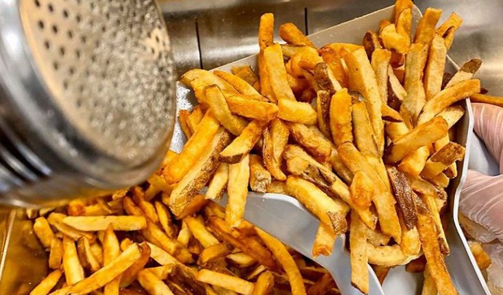 MOOYAH hand cut fries free with our app